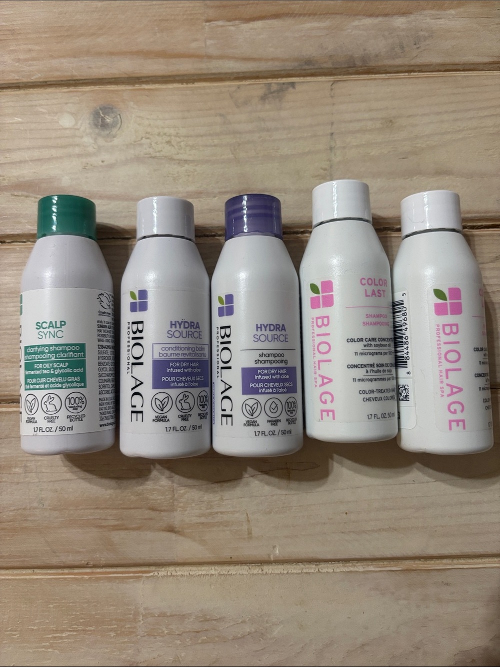 Biolage Travel Size Shampoo & Scalp Set - lot of 5 (42)